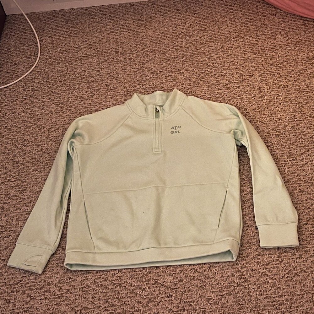 Athleta Girl Quarter Zip Pullover